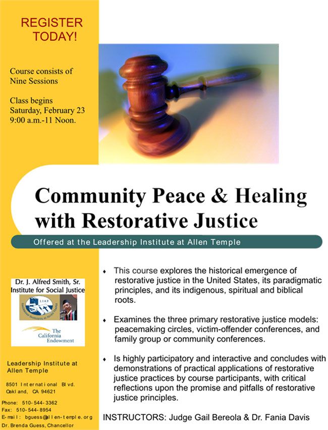 LIAT 2013 Community Peace and Healing