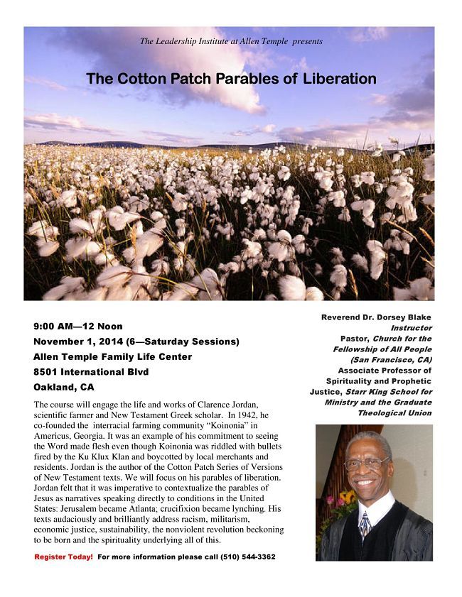 Cotton Patch Flyer